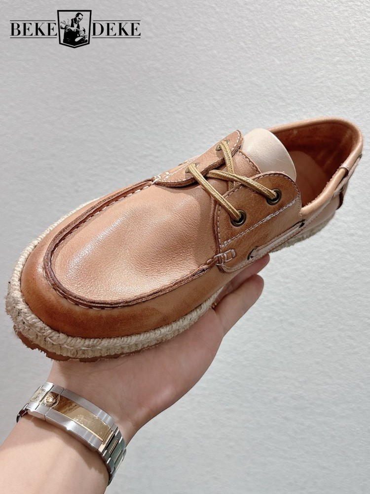 Crossfit Male - Brytyjskie retro męskie buty z okrągłym